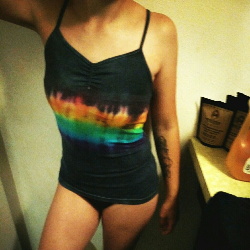 Small Rainbow tank top